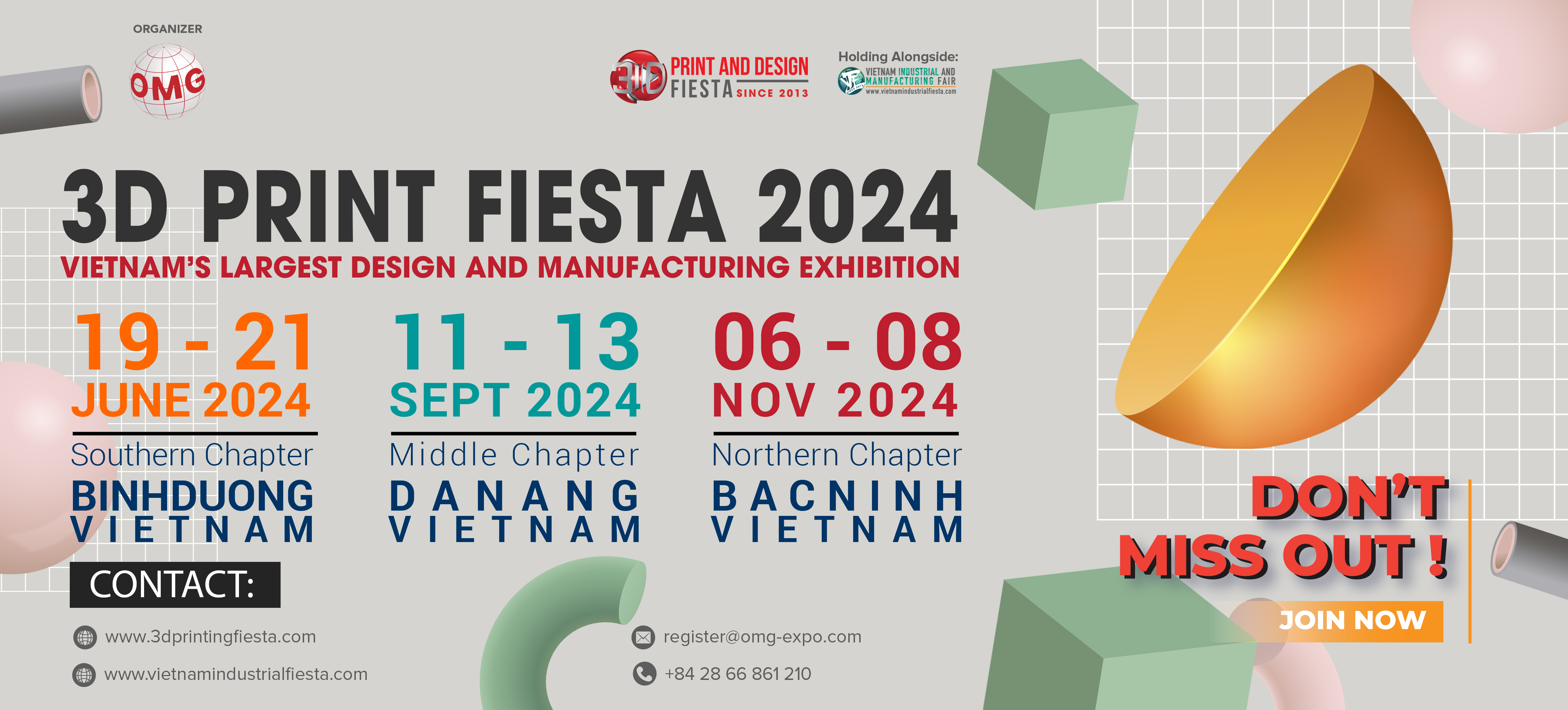 3DF 2024 - Inspiring The World with 3D Printing and Additive Manufacturing (AM) at MEGA show