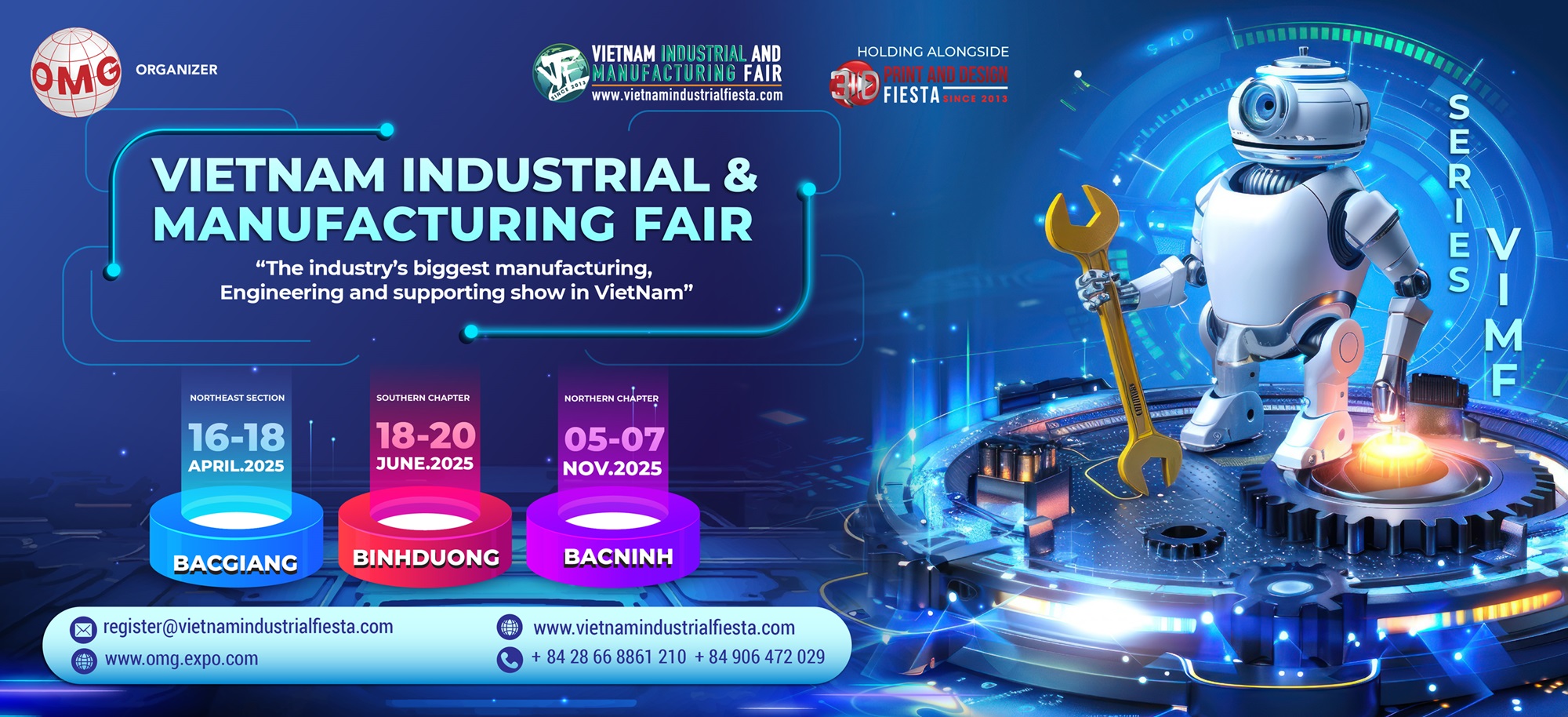 VIMF 2025 Series - Vietnam Industrial and Manufacturing Fair