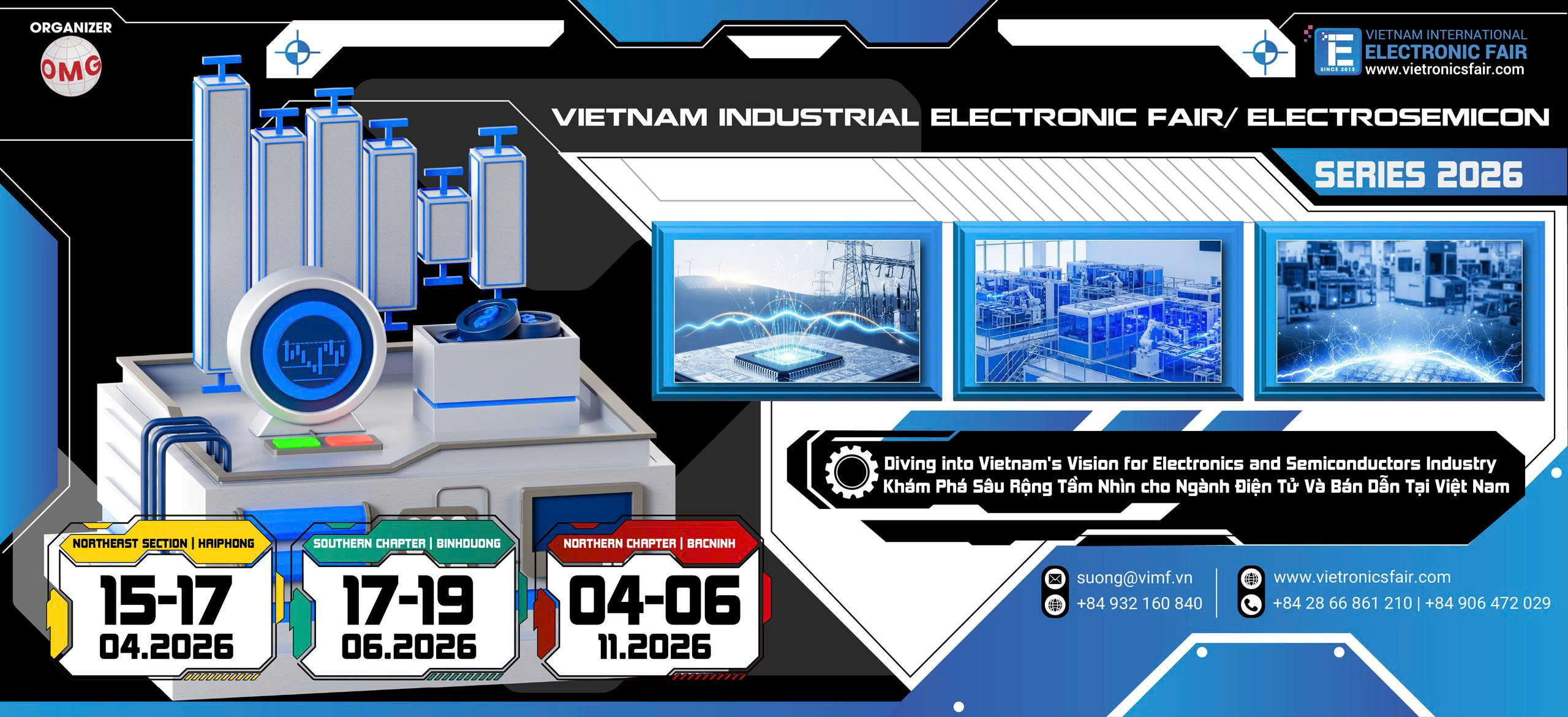 VIEF x ELECTROSEMICON 2026 – Vietnam International Electronics Exhibition